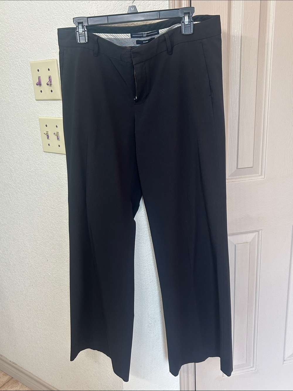 GAP Black Wide-Leg Dress Pants
